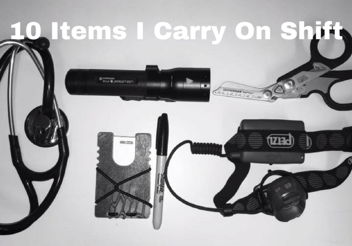 10 Things I Carry On Shift